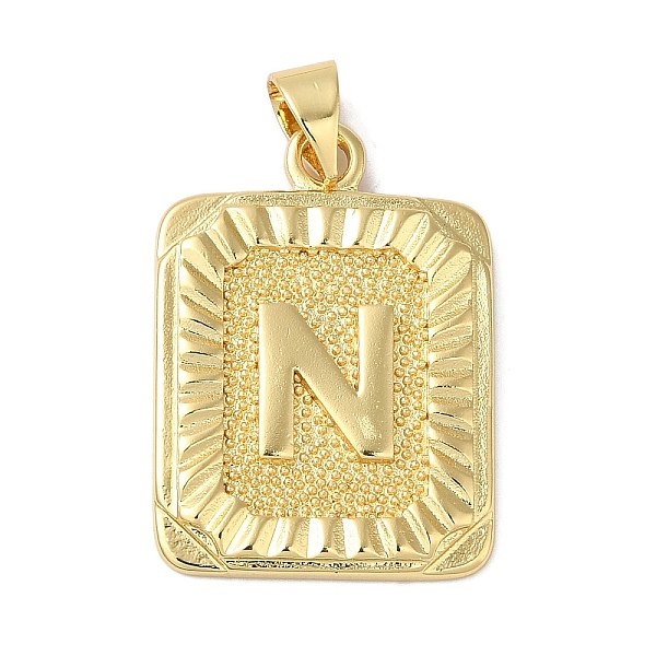 PandaHall Rack Plating Brass Pendants, Long-Lasting Plated, Lead Free & Cadmium Free, Square with Letter Charms, Letter N, 24x17x2.5mm, Hole...
PandaHall Rack Plating Brass Pendants, Long-Lasting Plated, Lead Free & Cadmium Free, Square with Letter Charms, Letter N, 24x17x2.5mm, Hole...