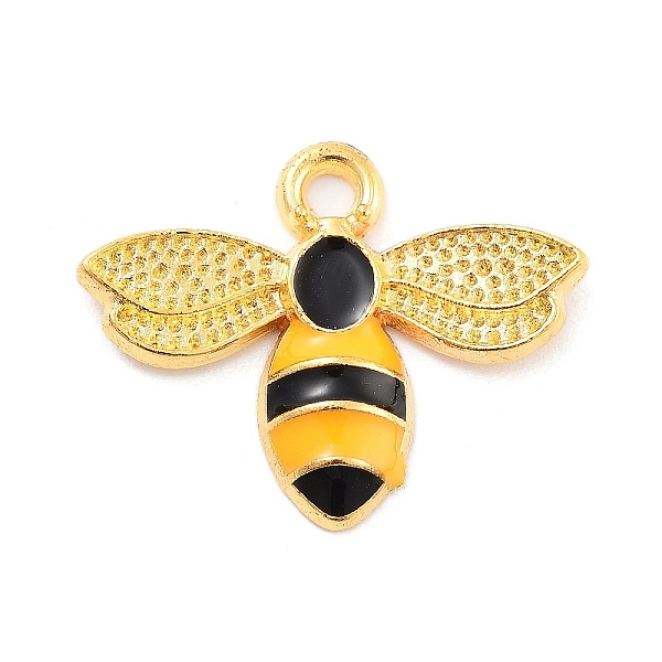 PandaHall Alloy Enamel Pendants, Cadmium Free & Lead Free, Golden, Bee Charm, Gold, 17x21x3mm, Hole: 1.8mm Alloy+Enamel Bees Gold
PandaHall Alloy Enamel Pendants, Cadmium Free & Lead Free, Golden, Bee Charm, Gold, 17x21x3mm, Hole: 1.8mm Alloy+Enamel Bees Gold