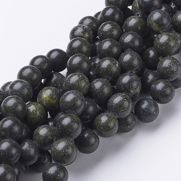 PandaHall Gemstone Beads Strands, Natural Serpentine/Green Lace Stone, Round, Olive Drab, Size: about 10mm in diameter, hole: 1mm, about...
PandaHall Gemstone Beads Strands, Natural Serpentine/Green Lace Stone, Round, Olive Drab, Size: about 10mm in diameter, hole: 1mm, about...