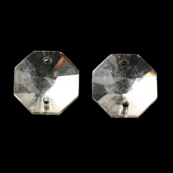 PandaHall Glass Connector Charms, Faceted, Octagon Links, Clear, 12x12x4.5mm, Hole: 1mm Glass Octagon Clear
PandaHall Glass Connector Charms, Faceted, Octagon Links, Clear, 12x12x4.5mm, Hole: 1mm Glass Octagon Clear