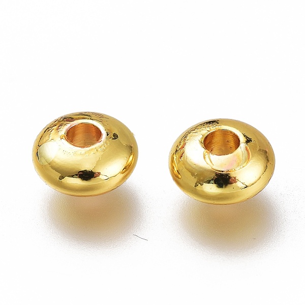 PandaHall Brass Spacer Beads, Long-Lasting Plated, Disc, Golden, 5.7x3mm, Hole: 1.8mm Brass Disc
PandaHall Brass Spacer Beads, Long-Lasting Plated, Disc, Golden, 5.7x3mm, Hole: 1.8mm Brass Disc