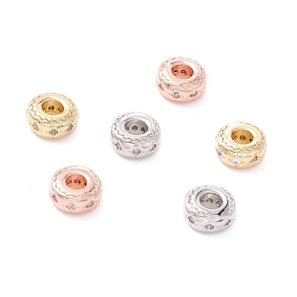 PandaHall Brass Micro Pave Clear Cubic Zirconia Beads, Long-Lasting Plated, Cadmium Free & Lead Free, Rondelle with Star, Mixed Color...
PandaHall Brass Micro Pave Clear Cubic Zirconia Beads, Long-Lasting Plated, Cadmium Free & Lead Free, Rondelle with Star, Mixed Color...