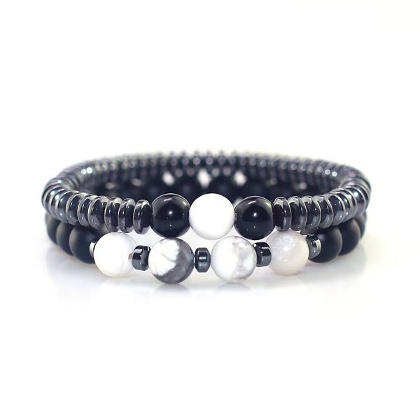 PandaHall Volcano Stone Black Gallstone Bracelet Set Combination Hip Hop Elastic Bracelet Bracelet Bracelet Natural Gemstone
PandaHall Volcano Stone Black Gallstone Bracelet Set Combination Hip Hop Elastic Bracelet Bracelet Bracelet Natural Gemstone