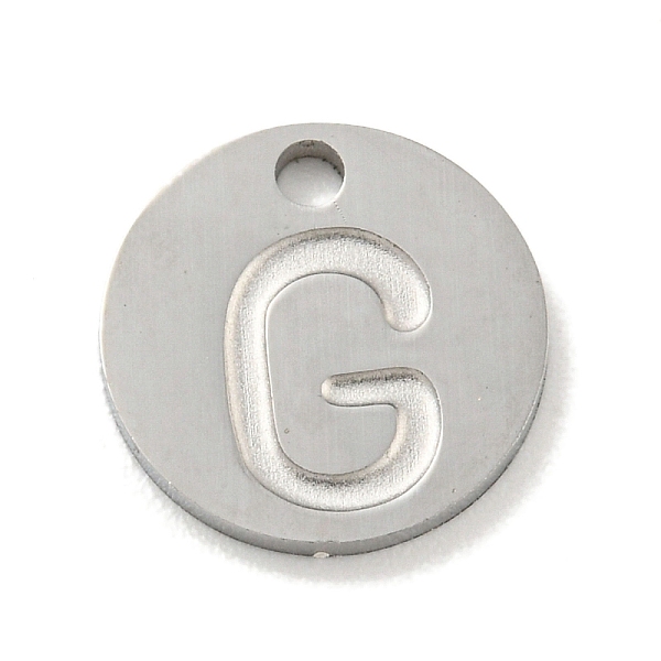 PandaHall 304 Stainless Steel Pendants, Laser Cut, Flat Round with Letter Charm, Stainless Steel Color, Letter G, 10x1mm, Hole: 1.4mm 304...
PandaHall 304 Stainless Steel Pendants, Laser Cut, Flat Round with Letter Charm, Stainless Steel Color, Letter G, 10x1mm, Hole: 1.4mm 304...