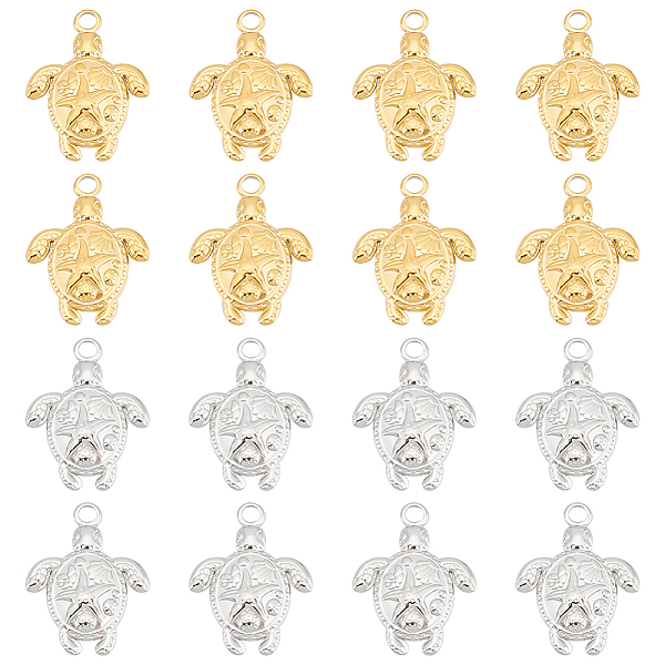 PandaHall Unicraftale 16Pcs 2 Colors 201 Stainless Steel Pendants, Tortoise with Starfish Charms, Mixed Color, 23.5x18x3mm, Hole: 3mm...
PandaHall Unicraftale 16Pcs 2 Colors 201 Stainless Steel Pendants, Tortoise with Starfish Charms, Mixed Color, 23.5x18x3mm, Hole: 3mm...