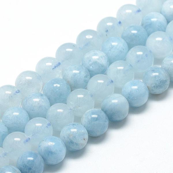 PandaHall Natural Aquamarine Beads Strands, Round, 8~9mm, Hole: 1mm, about 45~48pcs/strand, 15.7 inch Aquamarine Round Green
PandaHall Natural Aquamarine Beads Strands, Round, 8~9mm, Hole: 1mm, about 45~48pcs/strand, 15.7 inch Aquamarine Round Green
