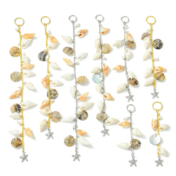 PandaHall OLYCRAFT 8Pcs 2 Color Shell Hair Accessories Chain Clips Shell Conch Tassels Hair Decoration Tassels for Braids Shell Hair..., Orange
PandaHall OLYCRAFT 8Pcs 2 Color Shell Hair Accessories Chain Clips Shell Conch Tassels Hair Decoration Tassels for Braids Shell Hair..., Orange