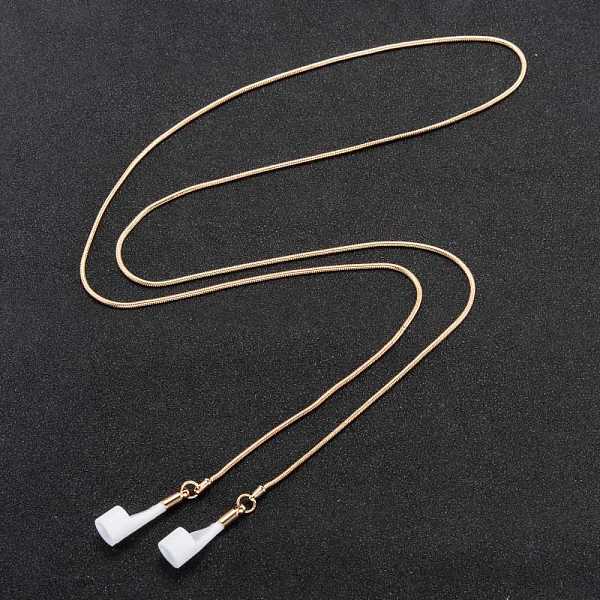 PandaHall Wireless Headset Holder, Anti-Lost Strap Brass Round Snake Chain Necklaces for Outdoor Sport, Golden, 29.72 inch(75.5cm) Brass
PandaHall Wireless Headset Holder, Anti-Lost Strap Brass Round Snake Chain Necklaces for Outdoor Sport, Golden, 29.72 inch(75.5cm) Brass