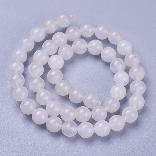 PandaHall Natural White Jade Round Beads Strands, 8mm, Hole: 1mm, about 50pcs/strand, 15.7 inch White Jade Round
PandaHall Natural White Jade Round Beads Strands, 8mm, Hole: 1mm, about 50pcs/strand, 15.7 inch White Jade Round