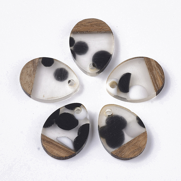 PandaHall Resin & Walnut Wood Pendants, teardrop, with Spot, Clear, 17.5x13x3mm, Hole: 2mm Resin+Wood Teardrop Clear
PandaHall Resin & Walnut Wood Pendants, teardrop, with Spot, Clear, 17.5x13x3mm, Hole: 2mm Resin+Wood Teardrop Clear