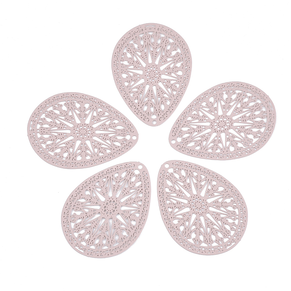 PandaHall 430 Stainless Steel Filigree Pendants, Spray Painted, Etched Metal Embellishments, Teardrop, Pink, 39x28x0.5mm, Hole: 1.5mm...
PandaHall 430 Stainless Steel Filigree Pendants, Spray Painted, Etched Metal Embellishments, Teardrop, Pink, 39x28x0.5mm, Hole: 1.5mm...