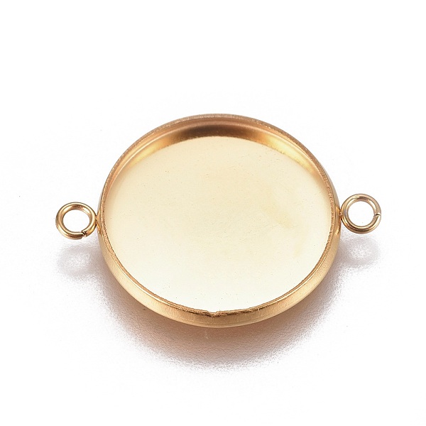 PandaHall Ion Plating(IP) 304 Stainless Steel Cabochon Connector Settings, Plain Edge Bezel Cups, Flat Round, Golden, Tray: 16mm...
PandaHall Ion Plating(IP) 304 Stainless Steel Cabochon Connector Settings, Plain Edge Bezel Cups, Flat Round, Golden, Tray: 16mm...