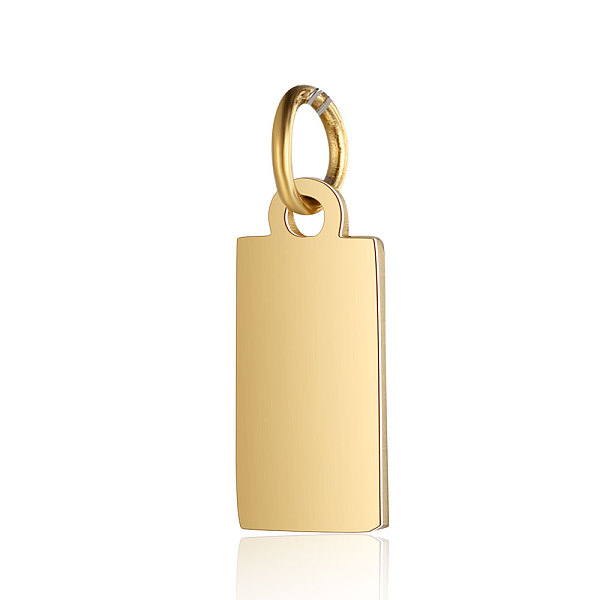 PandaHall 201 Stainless Steel Pendants, Manual Polishing, Rectangle, Stamping Blank Tag, Golden, 14x6x1mm, Hole: 3.5mm 201 Stainless Steel...
PandaHall 201 Stainless Steel Pendants, Manual Polishing, Rectangle, Stamping Blank Tag, Golden, 14x6x1mm, Hole: 3.5mm 201 Stainless Steel...