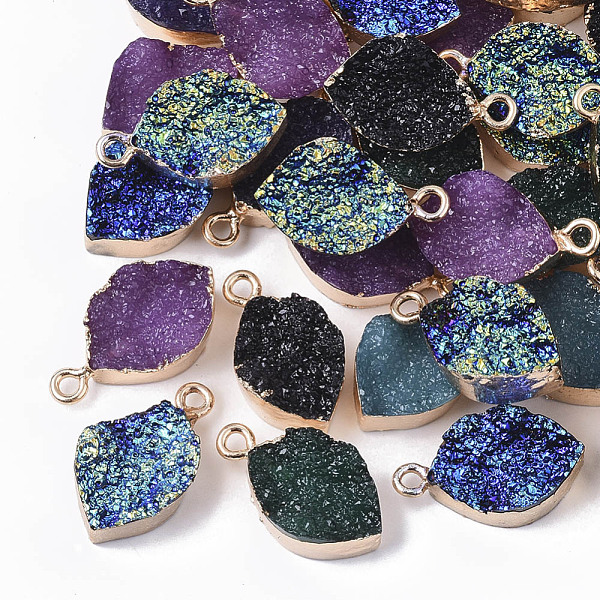 PandaHall Druzy Resin Pendants, with Edge Light Gold Plated Iron Loops, Horse Eye, Mixed Style, Mixed Color, 20~21x11.5x7mm, Hole: 1.8mm..., Multicolor
PandaHall Druzy Resin Pendants, with Edge Light Gold Plated Iron Loops, Horse Eye, Mixed Style, Mixed Color, 20~21x11.5x7mm, Hole: 1.8mm..., Multicolor