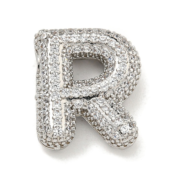 PandaHall Platinum Plated Brass Micro Pave Cubic Zirconia Pendants, Letter Charms, Letter R, 21x21.8x6mm, Hole: 3.5x2mm Brass+Cubic Zirconia..., Clear
PandaHall Platinum Plated Brass Micro Pave Cubic Zirconia Pendants, Letter Charms, Letter R, 21x21.8x6mm, Hole: 3.5x2mm Brass+Cubic Zirconia..., Clear
