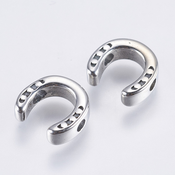 PandaHall 304 Stainless Steel Beads Frame, Horseshoe, Antique Silver, 10x9.5x3mm, Hole: 2mm 304 Stainless Steel Others
PandaHall 304 Stainless Steel Beads Frame, Horseshoe, Antique Silver, 10x9.5x3mm, Hole: 2mm 304 Stainless Steel Others