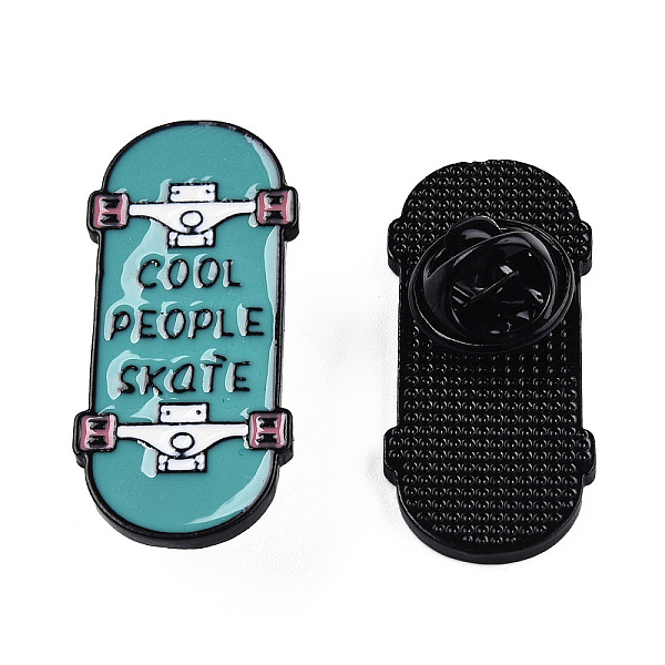 PandaHall Skateboard with Word Cool People Skate Enamel Pin, Electrophoresis Black Plated Alloy Badge for Backpack Clothes, Nickel Free &...
PandaHall Skateboard with Word Cool People Skate Enamel Pin, Electrophoresis Black Plated Alloy Badge for Backpack Clothes, Nickel Free &...