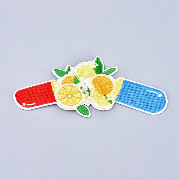 PandaHall Computerized Embroidery Cloth Sew on Patches, Costume Accessories, Lemon, Mixed Color, 164x70x1.5mm Cloth Multicolor
PandaHall Computerized Embroidery Cloth Sew on Patches, Costume Accessories, Lemon, Mixed Color, 164x70x1.5mm Cloth Multicolor