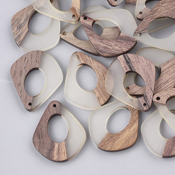 PandaHall Resin & Wood Pendants, Teardrop, WhiteSmoke, 32.5x27.5x2.5~4mm, Hole: 1.5mm Resin+Wood Teardrop White
PandaHall Resin & Wood Pendants, Teardrop, WhiteSmoke, 32.5x27.5x2.5~4mm, Hole: 1.5mm Resin+Wood Teardrop White