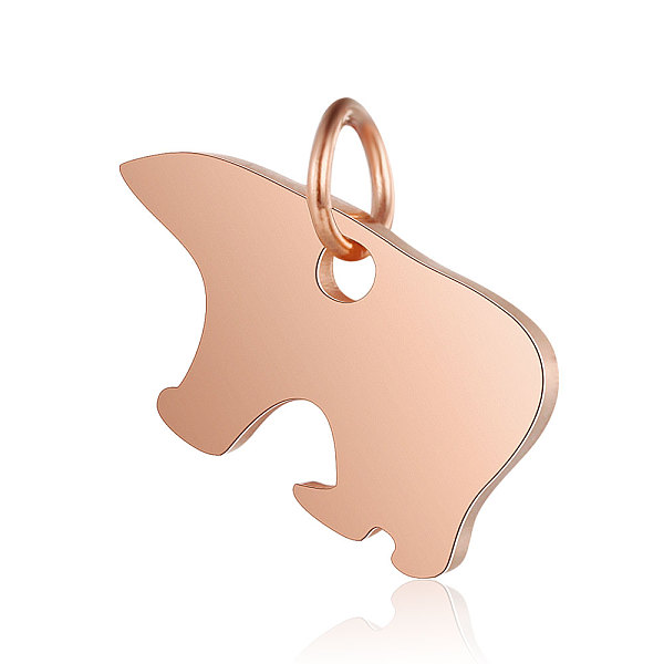 PandaHall 201 Stainless Steel Charms, Zuni Bear, Rose Gold, 7.5x12.5x1mm, Hole: 2.5mm 201 Stainless Steel Bear
PandaHall 201 Stainless Steel Charms, Zuni Bear, Rose Gold, 7.5x12.5x1mm, Hole: 2.5mm 201 Stainless Steel Bear