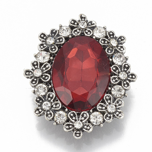 PandaHall Alloy Rhinestone Flat Back Cabochons, with Acrylic Rhinestone, Faceted, Oval, Antique Silver, Dark Red, 30x25x6.5mm Acrylic...
PandaHall Alloy Rhinestone Flat Back Cabochons, with Acrylic Rhinestone, Faceted, Oval, Antique Silver, Dark Red, 30x25x6.5mm Acrylic...
