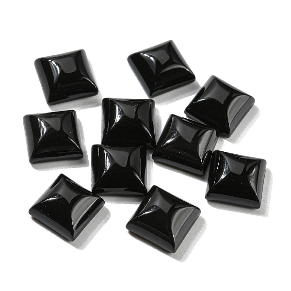 PandaHall Natural Black Onyx Cabochons, Dyed & Heated, Square, 10x10x5mm Black Onyx Square
PandaHall Natural Black Onyx Cabochons, Dyed & Heated, Square, 10x10x5mm Black Onyx Square