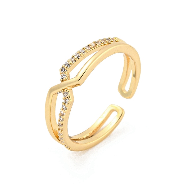 PandaHall Cross Brass Micro Pave Clear Cubic Zirconia Open Cuff Rings, Long-Lasting Plated, Golden, Inner Diameter: 16mm Brass+Cubic...
PandaHall Cross Brass Micro Pave Clear Cubic Zirconia Open Cuff Rings, Long-Lasting Plated, Golden, Inner Diameter: 16mm Brass+Cubic...