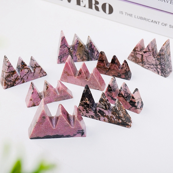 PandaHall Natural Rhodonite Brush Holder, Chinese Brush Rests Brush Stand, Calligraphy & Sumi Brushes Rack, Mountain Shape, 4.5~5.5cm...
PandaHall Natural Rhodonite Brush Holder, Chinese Brush Rests Brush Stand, Calligraphy & Sumi Brushes Rack, Mountain Shape, 4.5~5.5cm...