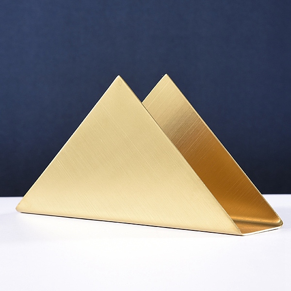 PandaHall Stainless Steel Vertical Napkin Holder, Triangle Shape Paper Towel Holder for Cafe Hotel Western Restaurant, Golden, 45x170x86mm...
PandaHall Stainless Steel Vertical Napkin Holder, Triangle Shape Paper Towel Holder for Cafe Hotel Western Restaurant, Golden, 45x170x86mm...