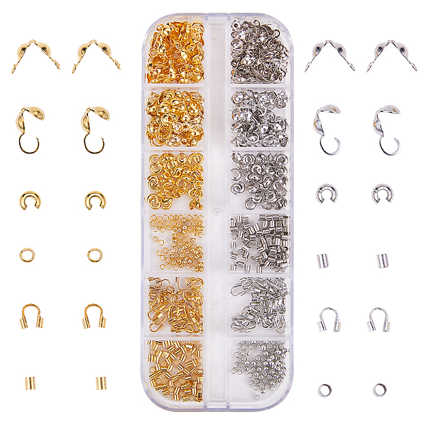 PandaHall SUNNYCLUE Brass Crimp Beads Covers, Bead Tips Knot Covers, Wire Guardians and Crimp Beads, Mixed Color, 13x5x1.5cm Brass
PandaHall SUNNYCLUE Brass Crimp Beads Covers, Bead Tips Knot Covers, Wire Guardians and Crimp Beads, Mixed Color, 13x5x1.5cm Brass
