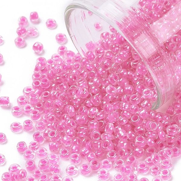 PandaHall 12/0 Glass Seed Beads, Transparent Inside Colours Luster, Round Hole, Round, Orchid, 12/0, 2~2.5x1.5~2mm, Hole: 0.8mm, about..., Purple
PandaHall 12/0 Glass Seed Beads, Transparent Inside Colours Luster, Round Hole, Round, Orchid, 12/0, 2~2.5x1.5~2mm, Hole: 0.8mm, about..., Purple
