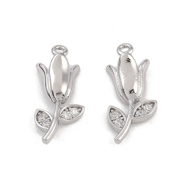 PandaHall Brass Micro Pave Clear Cubic Zirconia Pendants, Flower Charms, Real Platinum Plated, 14.5x6x3mm, Hole: 0.8mm Brass+Cubic Zirconia...
PandaHall Brass Micro Pave Clear Cubic Zirconia Pendants, Flower Charms, Real Platinum Plated, 14.5x6x3mm, Hole: 0.8mm Brass+Cubic Zirconia...