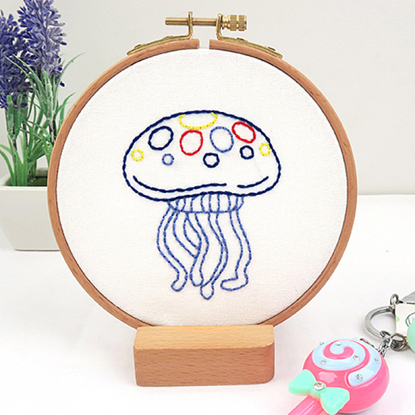 PandaHall DIY Display Decoration Embroidery Kit, including Embroidery Needles & Thread & Fabric, Plastic Embroidery Hoop, Jellyfish Pattern...
PandaHall DIY Display Decoration Embroidery Kit, including Embroidery Needles & Thread & Fabric, Plastic Embroidery Hoop, Jellyfish Pattern...