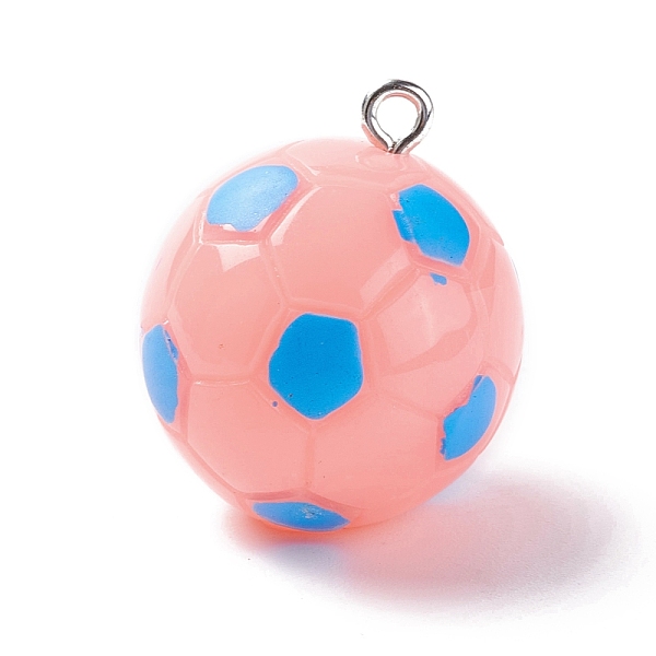PandaHall Opaque Resin Pendants, with Platinum Plated Iron Loops, Football, Pink, 24.5x21.5mm Resin Others Pink
PandaHall Opaque Resin Pendants, with Platinum Plated Iron Loops, Football, Pink, 24.5x21.5mm Resin Others Pink