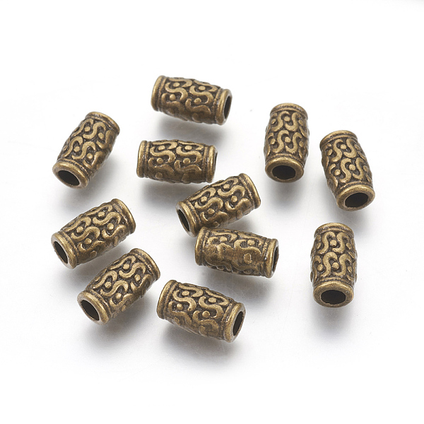 PandaHall Tibetan Style Zinc Alloy Beads, Lead Free & Cadmium Free, Tube, Antique Bronze, 12x7mm, Hole: 3.5mm Alloy Column
PandaHall Tibetan Style Zinc Alloy Beads, Lead Free & Cadmium Free, Tube, Antique Bronze, 12x7mm, Hole: 3.5mm Alloy Column