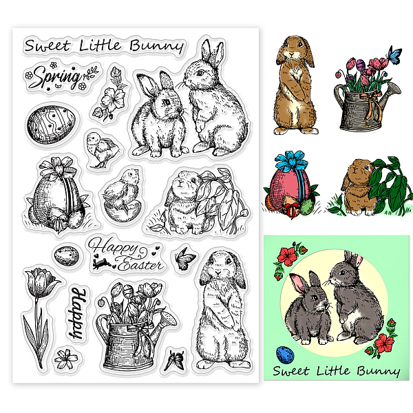 PandaHall PH Easter Bunny Clear Stamps Rabbit Flower Easter Egg Silicone Rubber Stamp Transparent Seal Stamps Postage Seal Stamp for Easter...
PandaHall PH Easter Bunny Clear Stamps Rabbit Flower Easter Egg Silicone Rubber Stamp Transparent Seal Stamps Postage Seal Stamp for Easter...