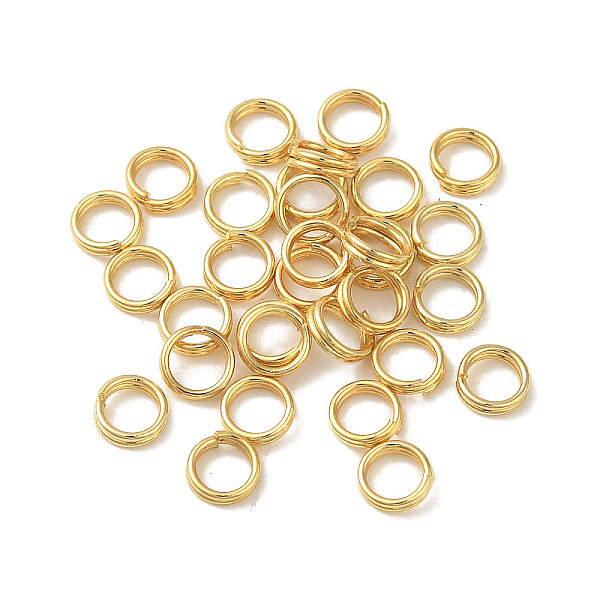 PandaHall 304 Stainless Steel Split Rings, Double Loops Jump Rings, Flat Round, Real 18K Gold Plated, 4x1mm, Inner Diameter: 2.5mm 304...
PandaHall 304 Stainless Steel Split Rings, Double Loops Jump Rings, Flat Round, Real 18K Gold Plated, 4x1mm, Inner Diameter: 2.5mm 304...