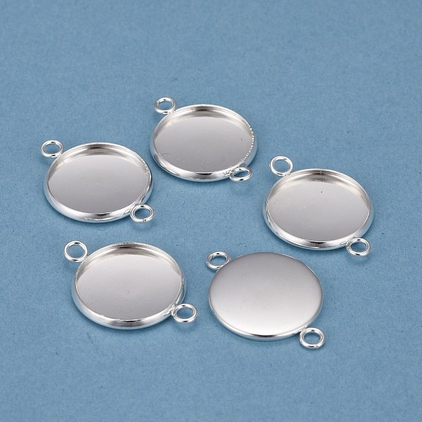 PandaHall 201 Stainless Steel Cabochon Connector Settings, Plain Edge Bezel Cups, Flat Round, Silver, Tray: 16mm, 25x18x2mm, Hole: 2mm 201...
PandaHall 201 Stainless Steel Cabochon Connector Settings, Plain Edge Bezel Cups, Flat Round, Silver, Tray: 16mm, 25x18x2mm, Hole: 2mm 201...