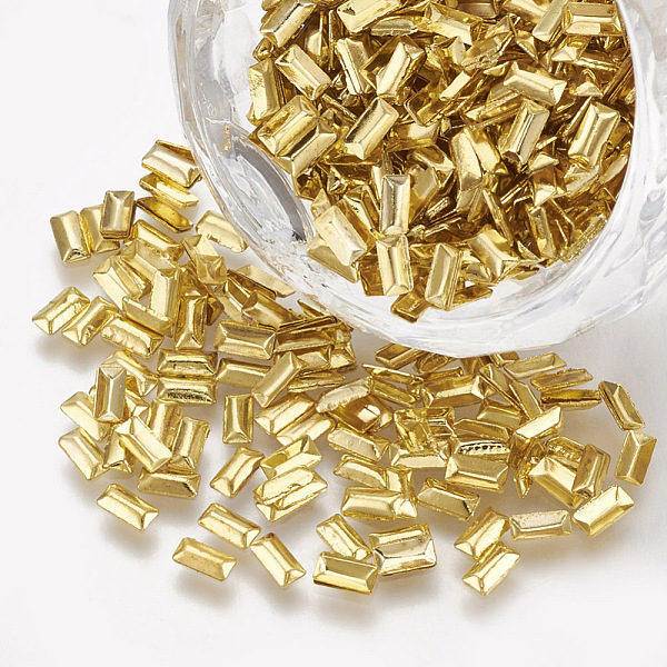 PandaHall Brass Cabochons, Nail Art Decoration Accessories, Rectangle, Golden, 4x2x0.5mm, about 10000pcs/bag Brass Rectangle
PandaHall Brass Cabochons, Nail Art Decoration Accessories, Rectangle, Golden, 4x2x0.5mm, about 10000pcs/bag Brass Rectangle