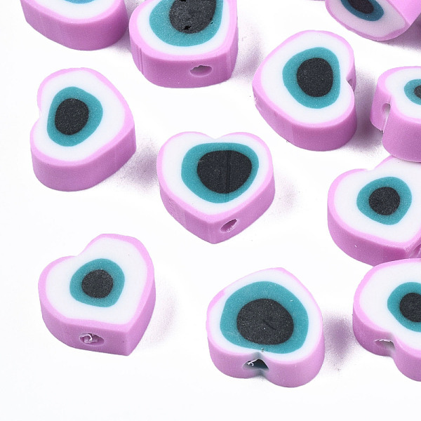 PandaHall Handmade Polymer Clay Beads, Heart, Violet, 8.5x9.5x4.5mm, Hole: 1.4mm Polymer Clay Heart Purple
PandaHall Handmade Polymer Clay Beads, Heart, Violet, 8.5x9.5x4.5mm, Hole: 1.4mm Polymer Clay Heart Purple