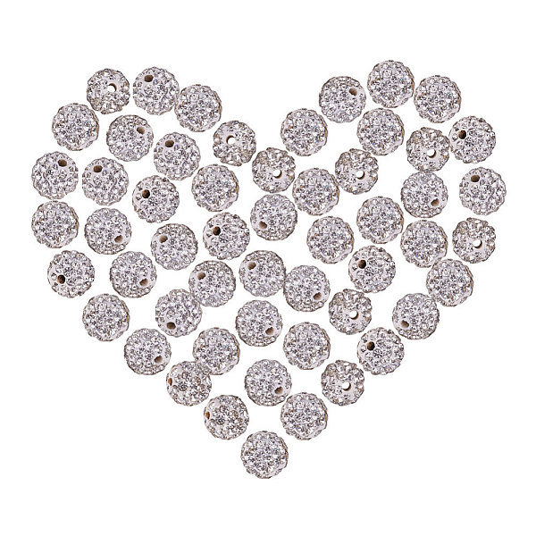 PandaHall Polymer Clay Pave Rhinestone Beads, Disco Ball Beads, Crystal, 10mm, Hole: 1.5mm, 100pcs/box Polymer Clay+Glass Rhinestone Round..., White
PandaHall Polymer Clay Pave Rhinestone Beads, Disco Ball Beads, Crystal, 10mm, Hole: 1.5mm, 100pcs/box Polymer Clay+Glass Rhinestone Round..., White