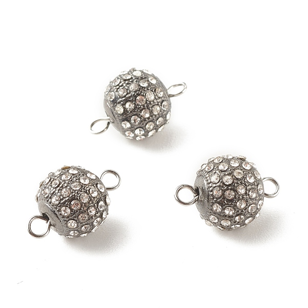 PandaHall Alloy Crystal Rhinestone Connector Charms, with 304 Stainless Steel Loops, Round, Gunmetal & Stainless Steel Color, 15x10mm, Hole..., Clear
PandaHall Alloy Crystal Rhinestone Connector Charms, with 304 Stainless Steel Loops, Round, Gunmetal & Stainless Steel Color, 15x10mm, Hole..., Clear