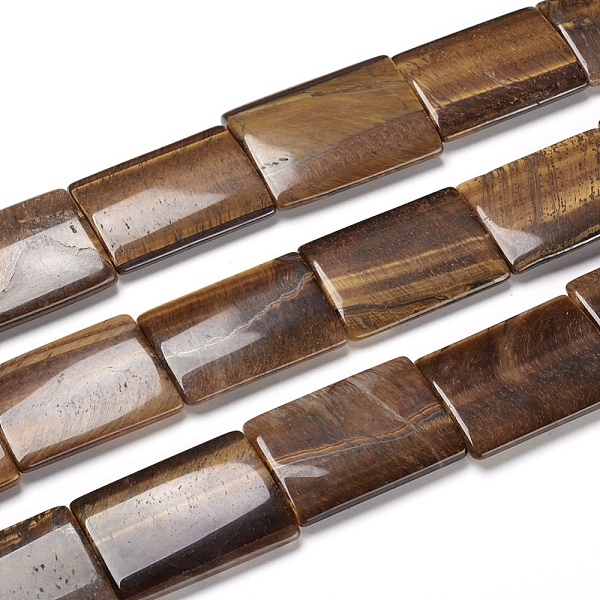 PandaHall Natural Tiger Eye Beads Strands, Rectangle, 33~35x24~25.5mm, Hole: 2.5mm, about 11pcs/strand, 14.96 inch(38cm) Tiger Eye Rectangle
PandaHall Natural Tiger Eye Beads Strands, Rectangle, 33~35x24~25.5mm, Hole: 2.5mm, about 11pcs/strand, 14.96 inch(38cm) Tiger Eye Rectangle