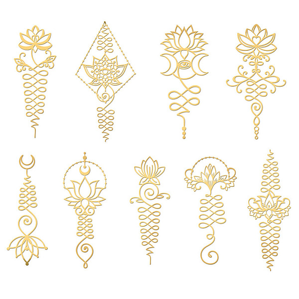 PandaHall OLYCRAFT 9pcs 1.6x1.6 Inch Religious Theme Stickers Lotus Symbol Pattern Sticker Self Adhesive Gold Stickers Metal Gold Stickers...
PandaHall OLYCRAFT 9pcs 1.6x1.6 Inch Religious Theme Stickers Lotus Symbol Pattern Sticker Self Adhesive Gold Stickers Metal Gold Stickers...