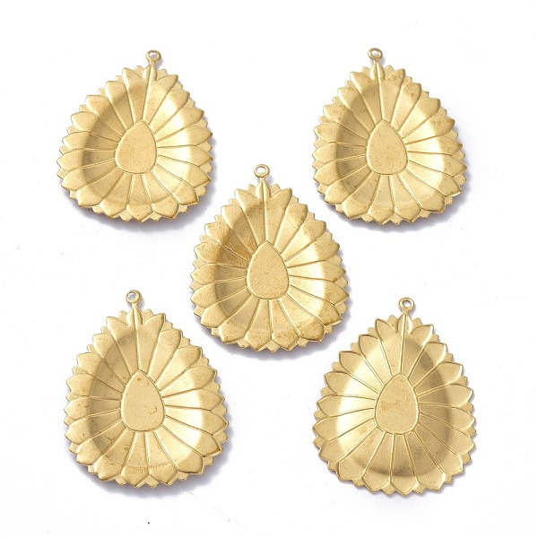 PandaHall Brass Pendants, DIY Accessories, for Bracelets, Earrings, Necklaces, Teardrop with Flower, Raw(Unplated), 40.5x30x2mm, Hole: 1.4mm...
PandaHall Brass Pendants, DIY Accessories, for Bracelets, Earrings, Necklaces, Teardrop with Flower, Raw(Unplated), 40.5x30x2mm, Hole: 1.4mm...
