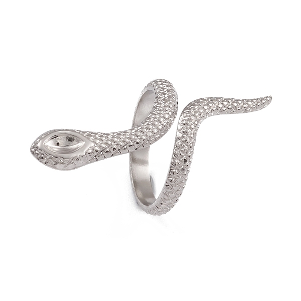 PandaHall 304 Stainless Steel Snake Open Cuff Ring Findings, Pad Ring Settings with Horse Eye Tray, Stainless Steel Color, US Size 7(17.3mm)...
PandaHall 304 Stainless Steel Snake Open Cuff Ring Findings, Pad Ring Settings with Horse Eye Tray, Stainless Steel Color, US Size 7(17.3mm)...
