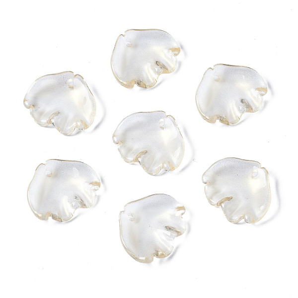 PandaHall Transparent Spray Painted Glass Pendants, with Glitter Powder, Petal, Clear, 15x18x4mm, Hole: 1mm Glass Petaline Clear
PandaHall Transparent Spray Painted Glass Pendants, with Glitter Powder, Petal, Clear, 15x18x4mm, Hole: 1mm Glass Petaline Clear