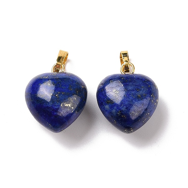 PandaHall Natural Dyed Lapis Lazuli Pendants, with Golden Tone Brass Findings, Heart Charm, 18x15~15.5x6~8mm, Hole: 6x3mm Lapis Lazuli Heart
PandaHall Natural Dyed Lapis Lazuli Pendants, with Golden Tone Brass Findings, Heart Charm, 18x15~15.5x6~8mm, Hole: 6x3mm Lapis Lazuli Heart