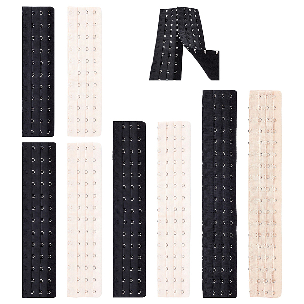 PandaHall BENECREAT 8Pcs 8 Style Polyester Women's 3 Rows x 11/13/15/18 Hooks Longline Corset Bra Extender, for Bustiers Shapewear Waist..., Multicolor
PandaHall BENECREAT 8Pcs 8 Style Polyester Women's 3 Rows x 11/13/15/18 Hooks Longline Corset Bra Extender, for Bustiers Shapewear Waist..., Multicolor