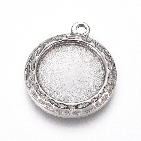 PandaHall 304 Stainless Steel Pendant Cabochon Settings, Flat Round, Stainless Steel Color, Tray: 16mm, 25.5x22x3mm, Hole: 2mm 304 Stainless...
PandaHall 304 Stainless Steel Pendant Cabochon Settings, Flat Round, Stainless Steel Color, Tray: 16mm, 25.5x22x3mm, Hole: 2mm 304 Stainless...